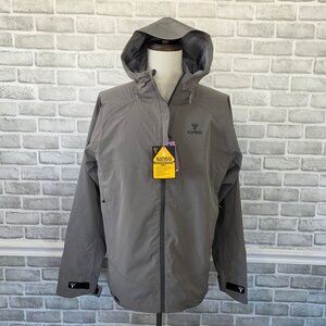 Kings XKG Paramount Waterproof Hunting Rain Jacket Gray Men's L Outdoor NEW